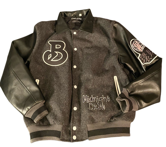 Burkstone Leather Varsity Jacket’s