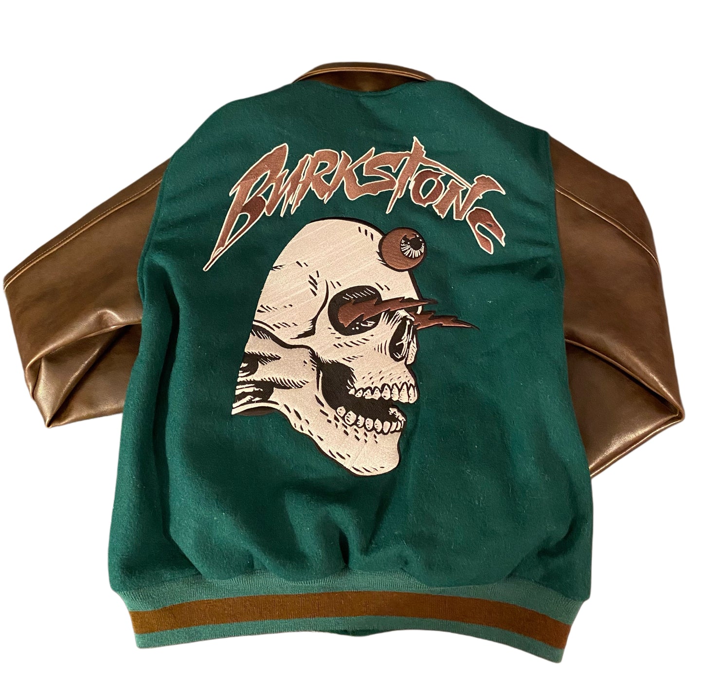 Burkstone Leather Varsity Jacket