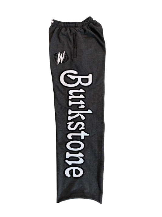 BurkStone Embroidered Sweatpants