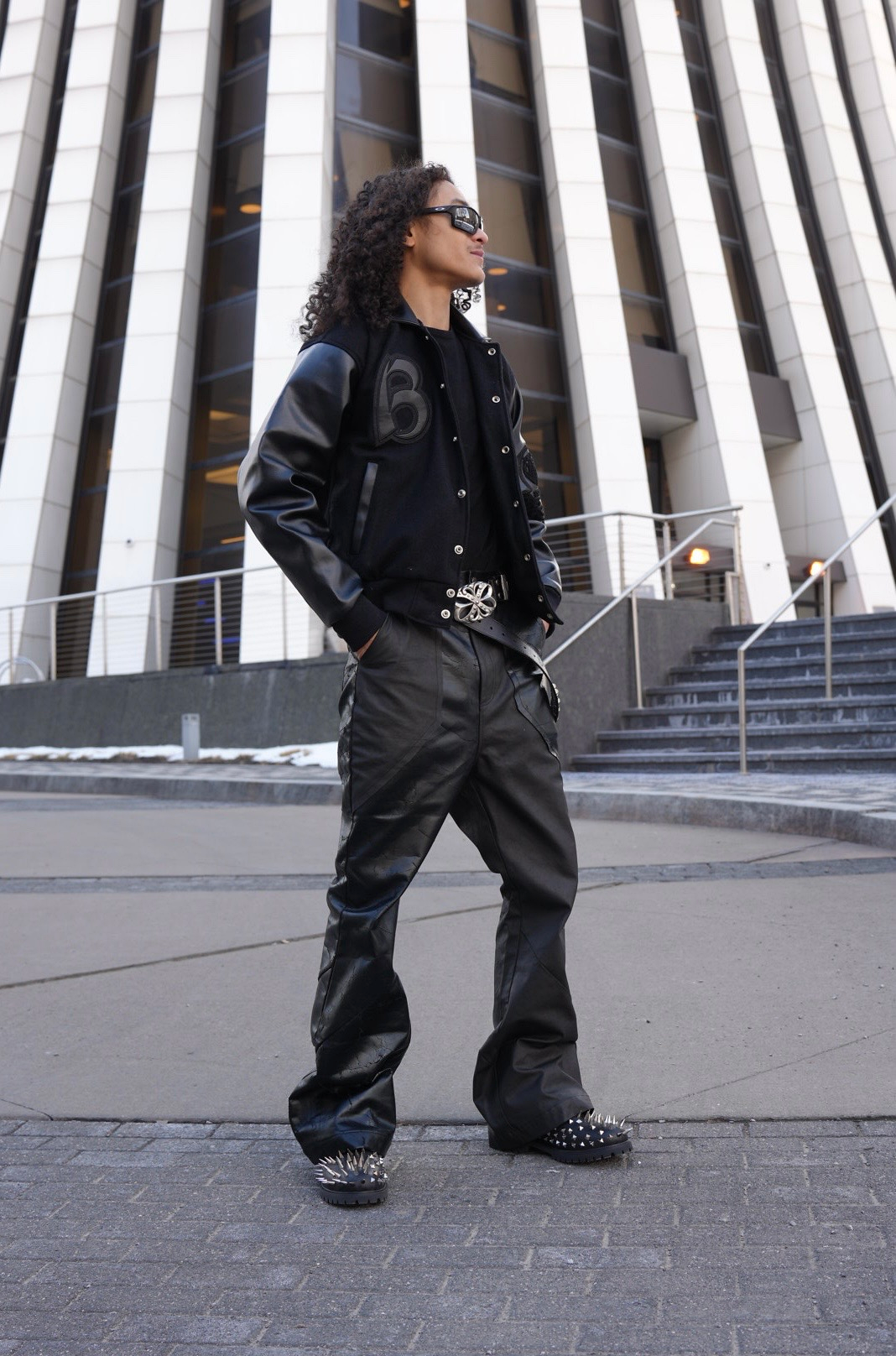 Triple Black Varsity Jacket