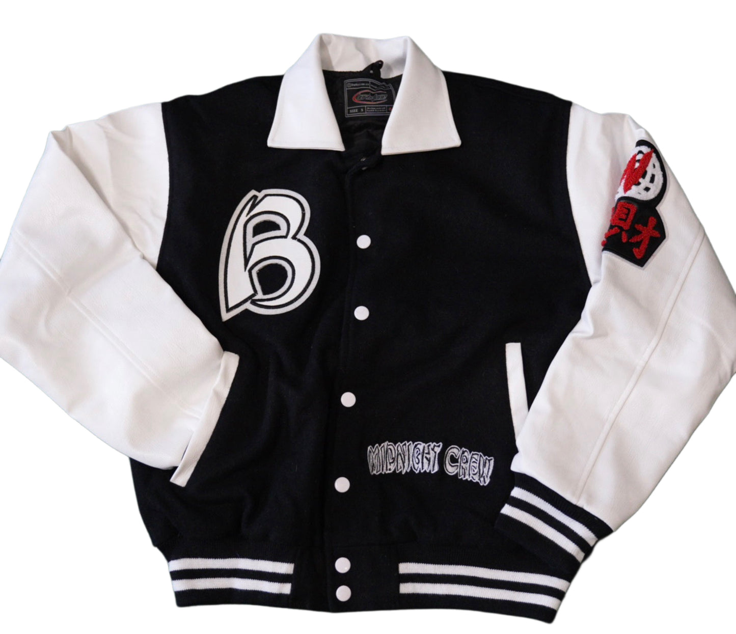 White & Black Varsity Jacket
