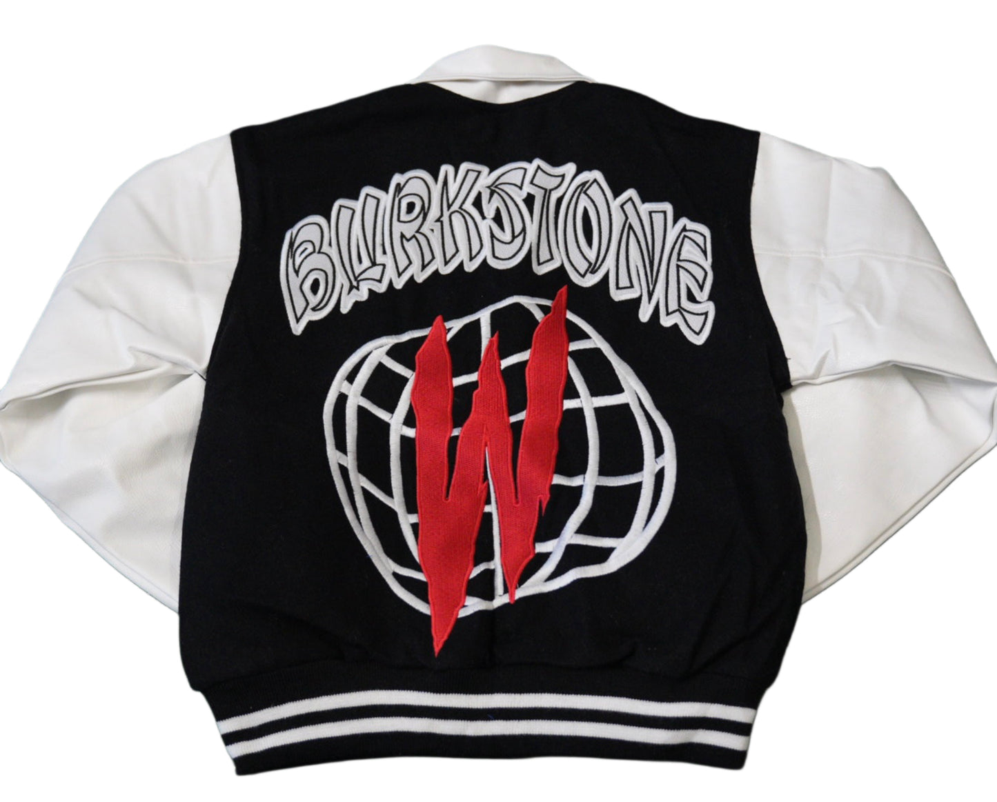 White & Black Varsity Jacket