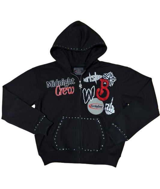 Multi-Patch Hoodie