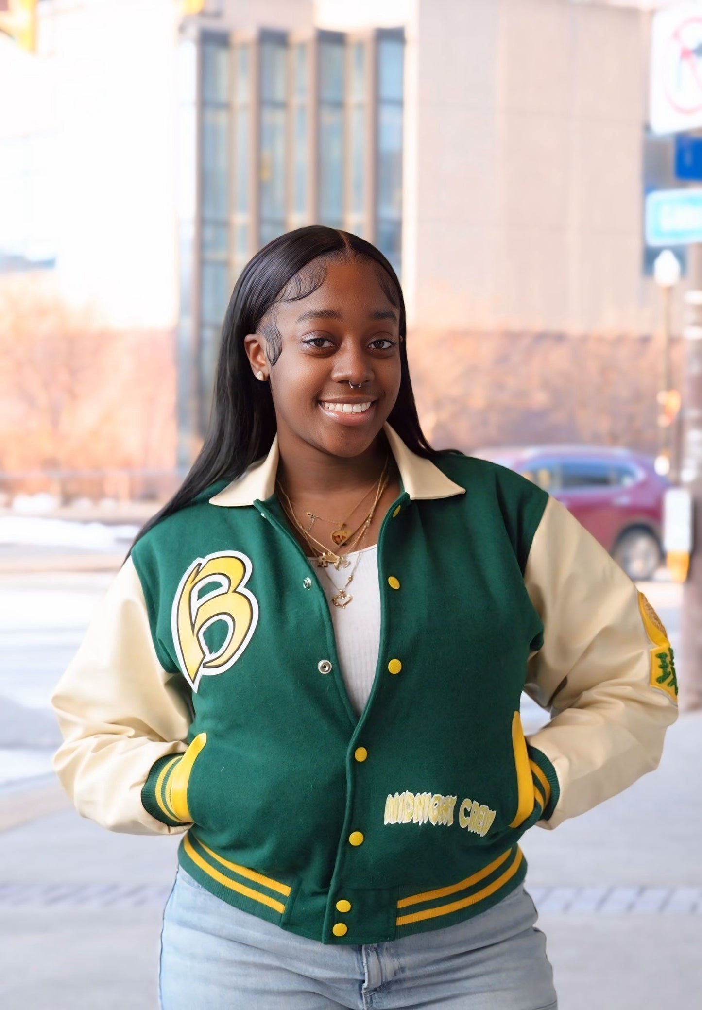 Green Varsity Jacket