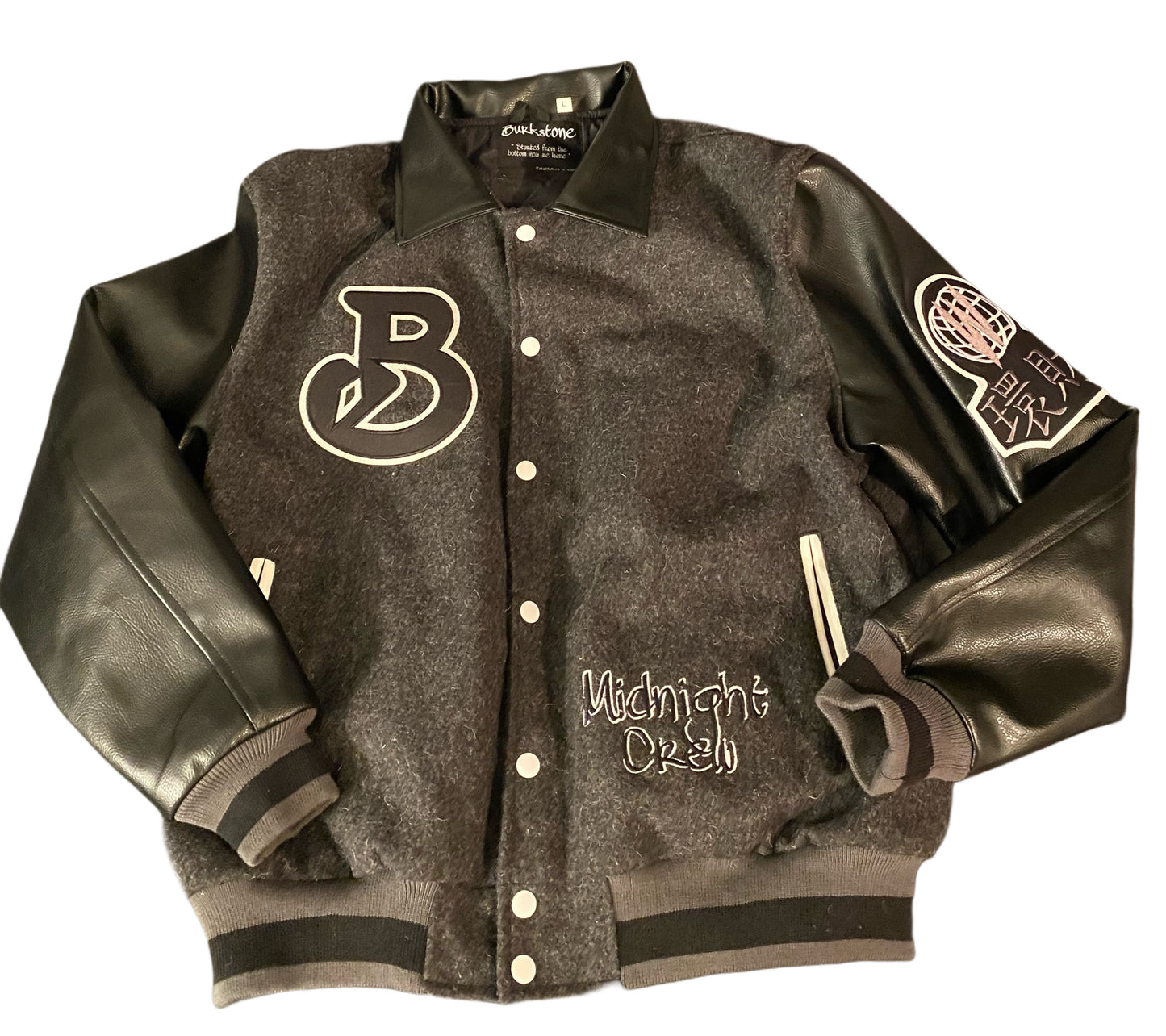 Burkstone Leather Varsity Jacket’s